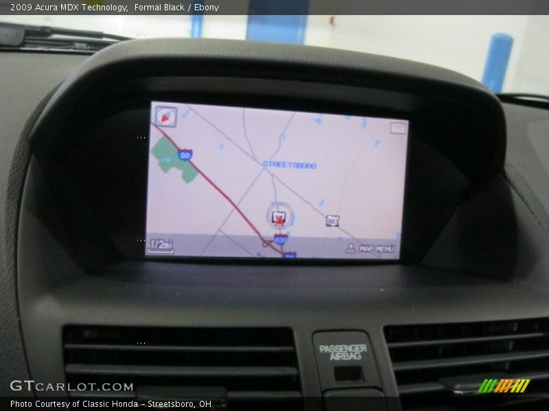 Formal Black / Ebony 2009 Acura MDX Technology