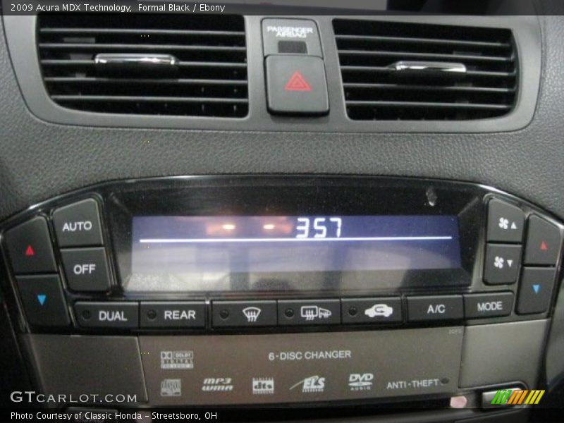 Formal Black / Ebony 2009 Acura MDX Technology