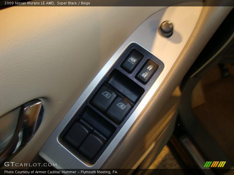 Super Black / Beige 2009 Nissan Murano LE AWD