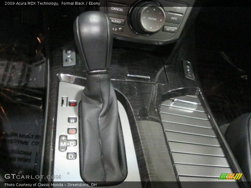 Formal Black / Ebony 2009 Acura MDX Technology