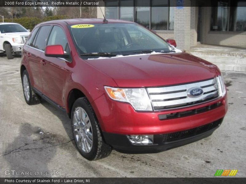 Redfire Metallic / Charcoal 2008 Ford Edge Limited