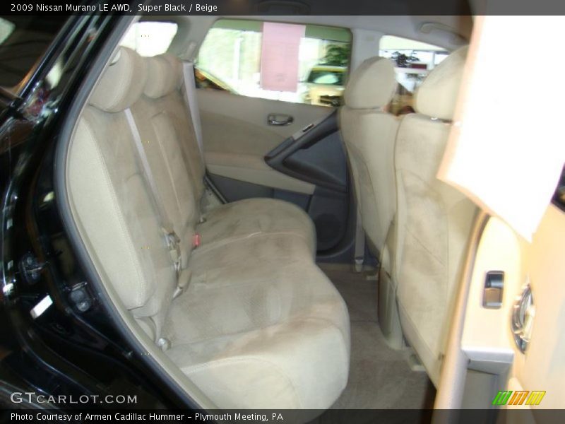 Super Black / Beige 2009 Nissan Murano LE AWD