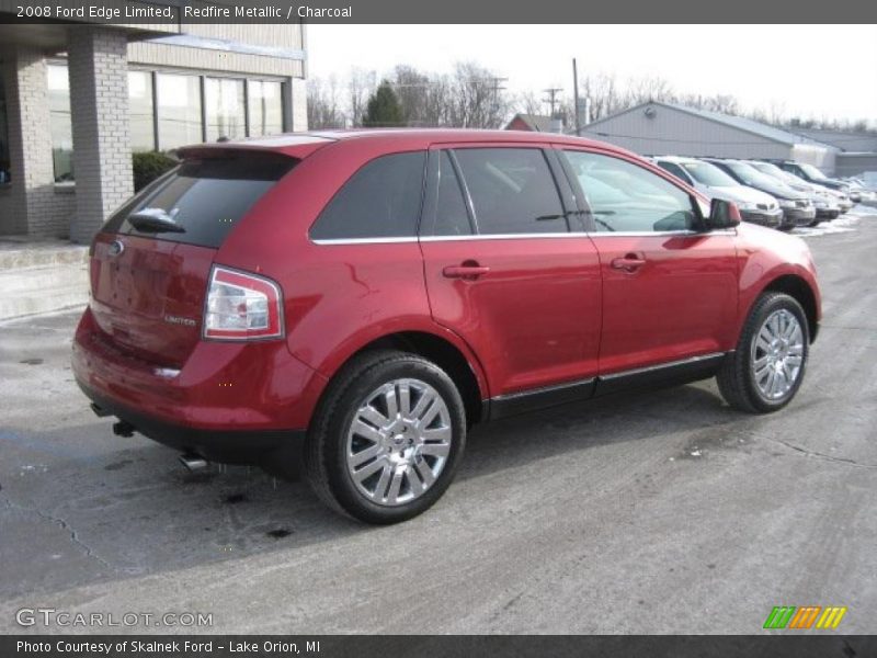 Redfire Metallic / Charcoal 2008 Ford Edge Limited
