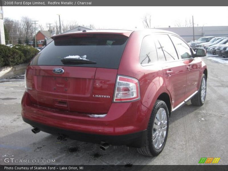 Redfire Metallic / Charcoal 2008 Ford Edge Limited