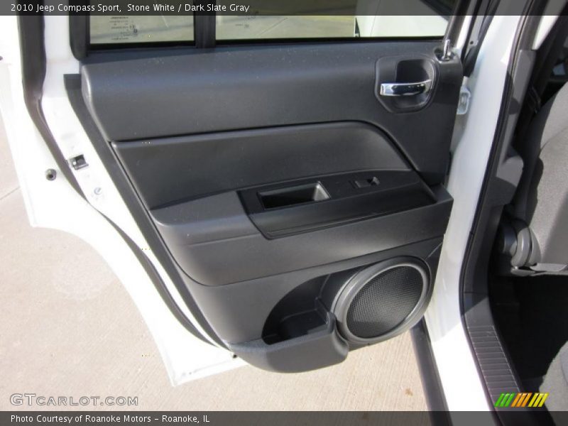 Stone White / Dark Slate Gray 2010 Jeep Compass Sport