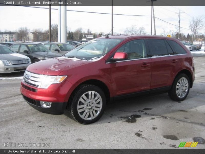 Redfire Metallic / Charcoal 2008 Ford Edge Limited