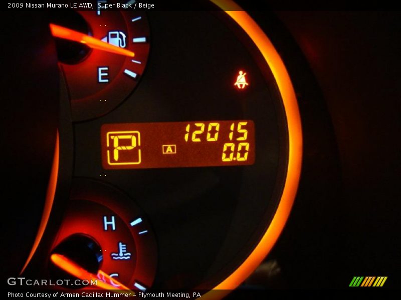 Super Black / Beige 2009 Nissan Murano LE AWD