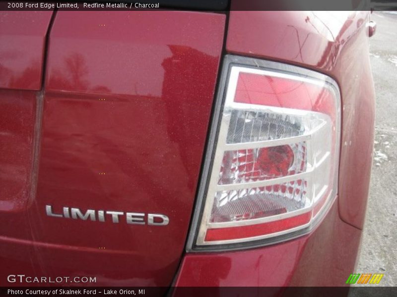 Redfire Metallic / Charcoal 2008 Ford Edge Limited