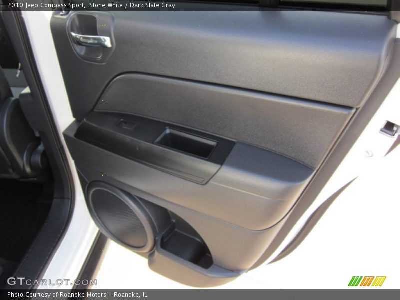 Stone White / Dark Slate Gray 2010 Jeep Compass Sport