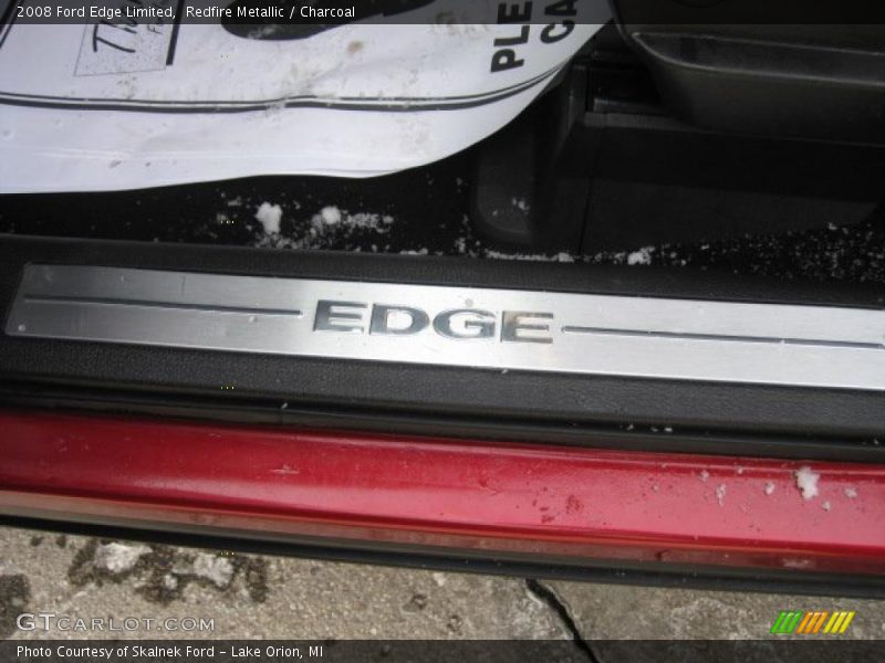 Redfire Metallic / Charcoal 2008 Ford Edge Limited
