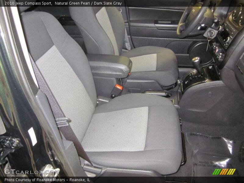 Natural Green Pearl / Dark Slate Gray 2010 Jeep Compass Sport