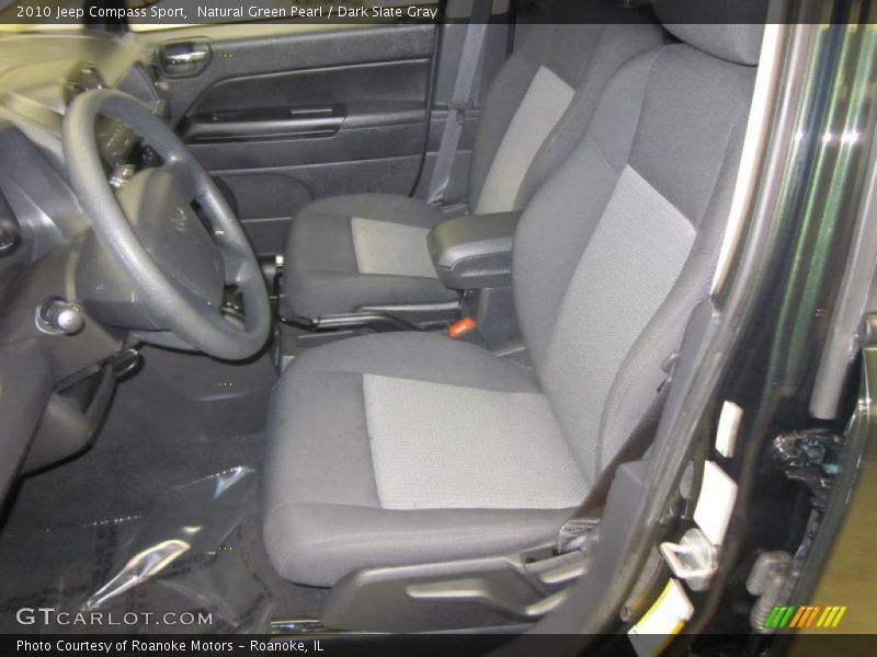 Natural Green Pearl / Dark Slate Gray 2010 Jeep Compass Sport