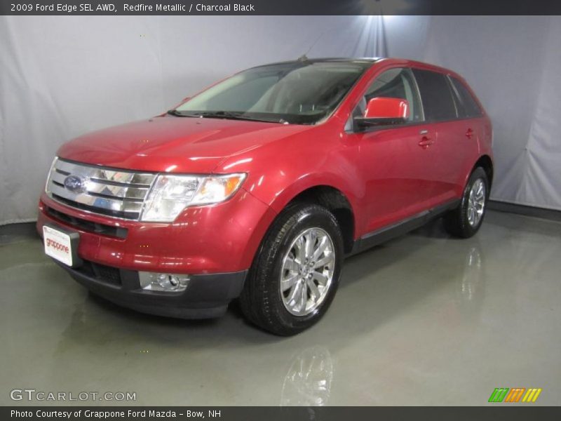 Redfire Metallic / Charcoal Black 2009 Ford Edge SEL AWD