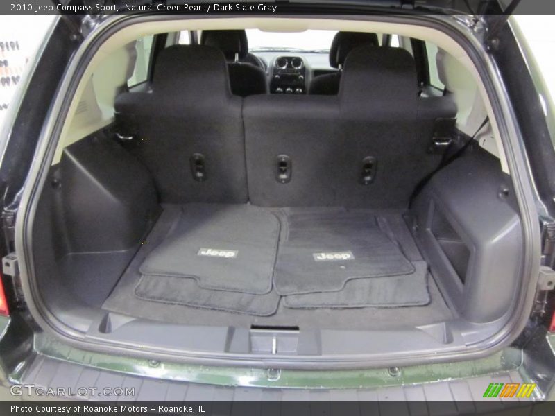 Natural Green Pearl / Dark Slate Gray 2010 Jeep Compass Sport