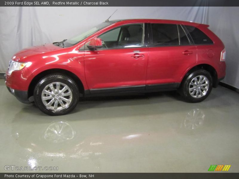 Redfire Metallic / Charcoal Black 2009 Ford Edge SEL AWD