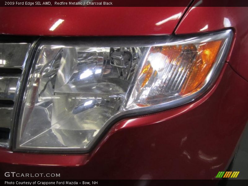 Redfire Metallic / Charcoal Black 2009 Ford Edge SEL AWD