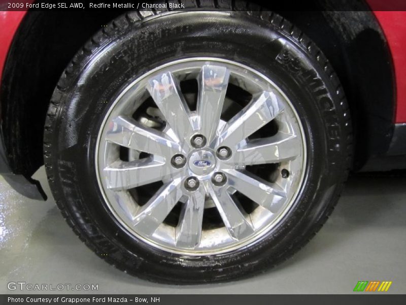 Redfire Metallic / Charcoal Black 2009 Ford Edge SEL AWD