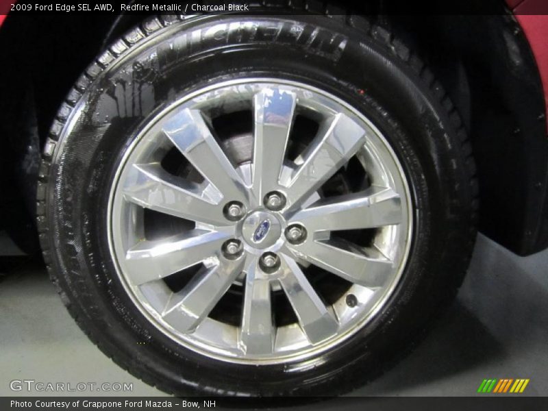 Redfire Metallic / Charcoal Black 2009 Ford Edge SEL AWD