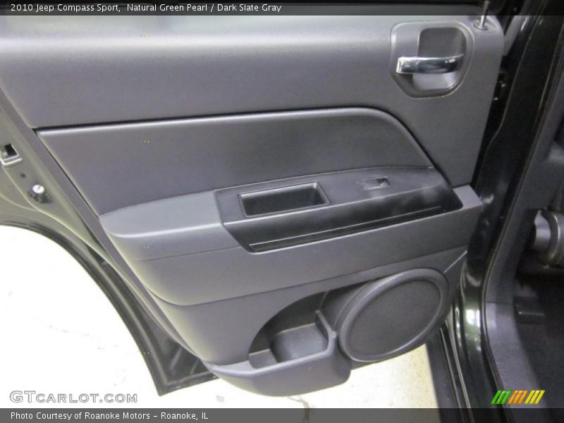 Natural Green Pearl / Dark Slate Gray 2010 Jeep Compass Sport