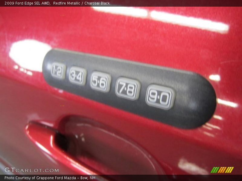 Redfire Metallic / Charcoal Black 2009 Ford Edge SEL AWD