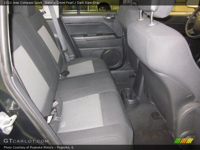 Natural Green Pearl / Dark Slate Gray 2010 Jeep Compass Sport