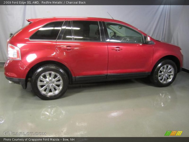 Redfire Metallic / Charcoal Black 2009 Ford Edge SEL AWD