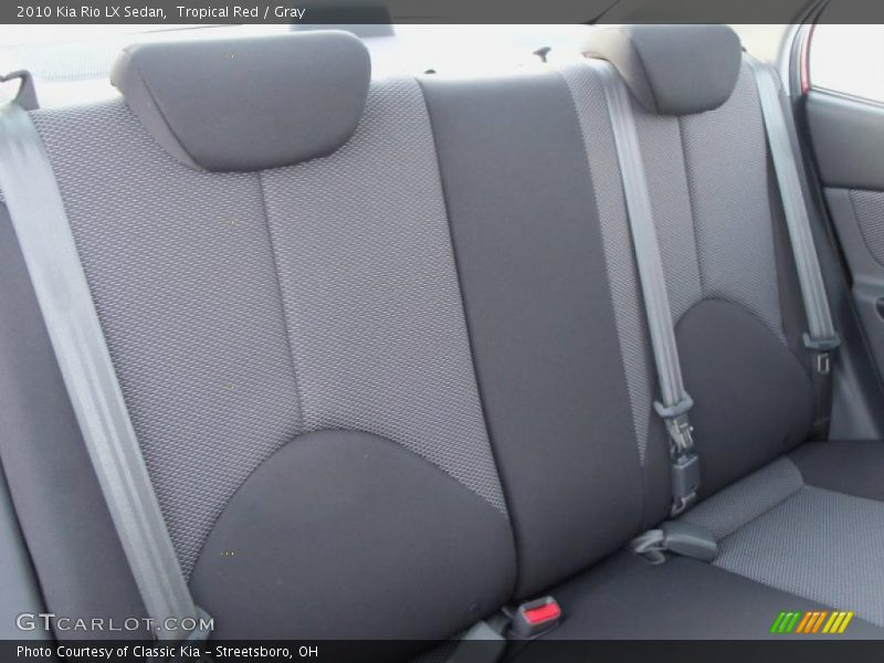 Tropical Red / Gray 2010 Kia Rio LX Sedan