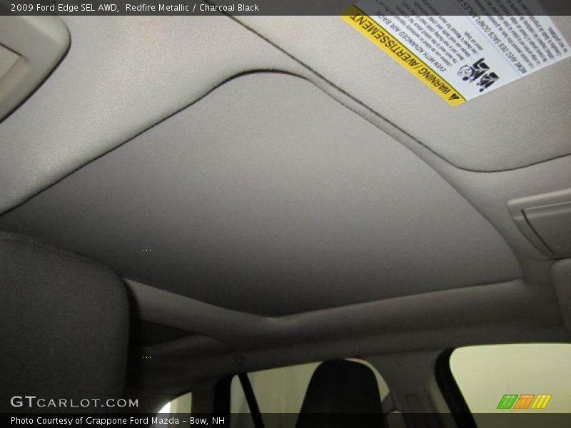 Redfire Metallic / Charcoal Black 2009 Ford Edge SEL AWD