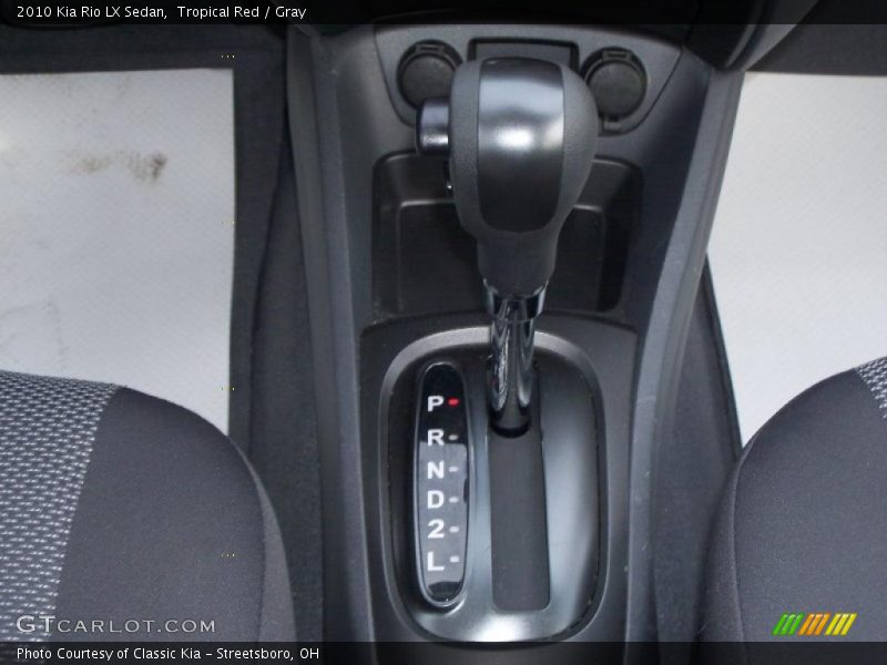  2010 Rio LX Sedan 4 Speed Automatic Shifter