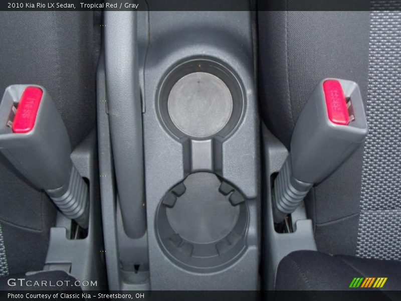 Tropical Red / Gray 2010 Kia Rio LX Sedan