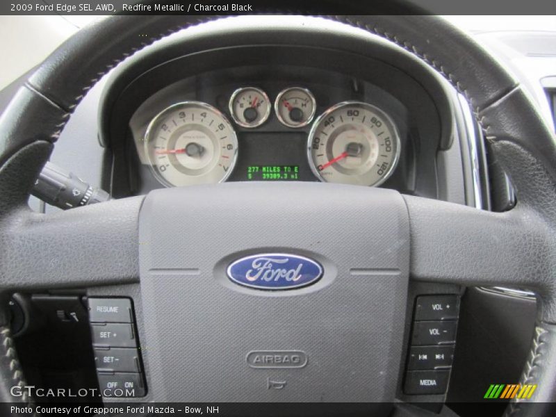 Redfire Metallic / Charcoal Black 2009 Ford Edge SEL AWD