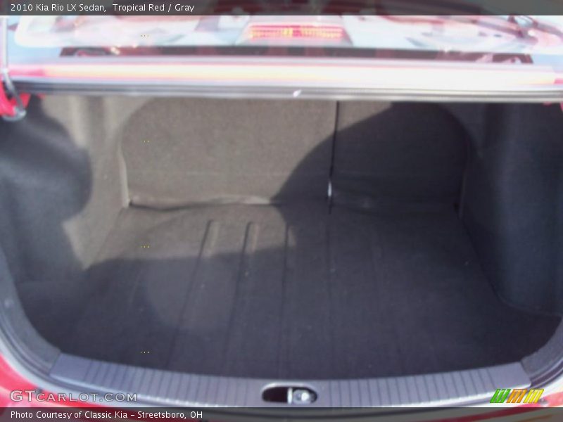Tropical Red / Gray 2010 Kia Rio LX Sedan
