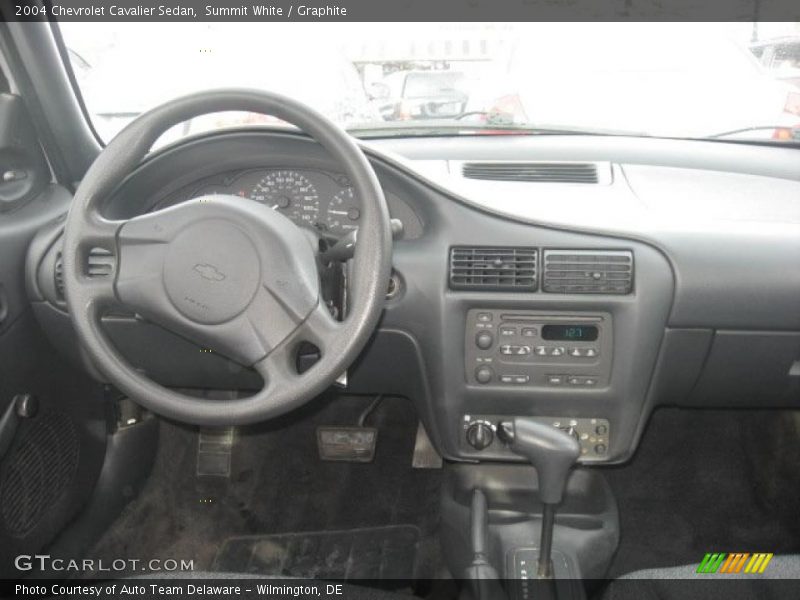Summit White / Graphite 2004 Chevrolet Cavalier Sedan