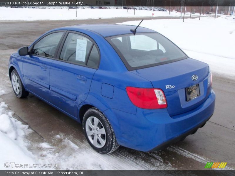  2010 Rio LX Sedan Sapphire Blue