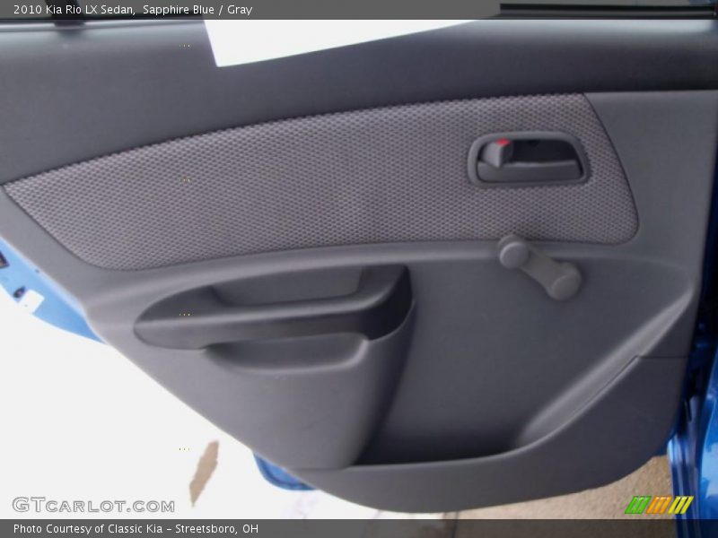 Sapphire Blue / Gray 2010 Kia Rio LX Sedan
