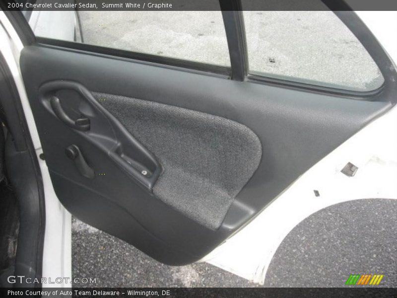 Summit White / Graphite 2004 Chevrolet Cavalier Sedan