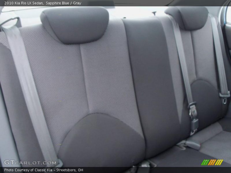 Sapphire Blue / Gray 2010 Kia Rio LX Sedan