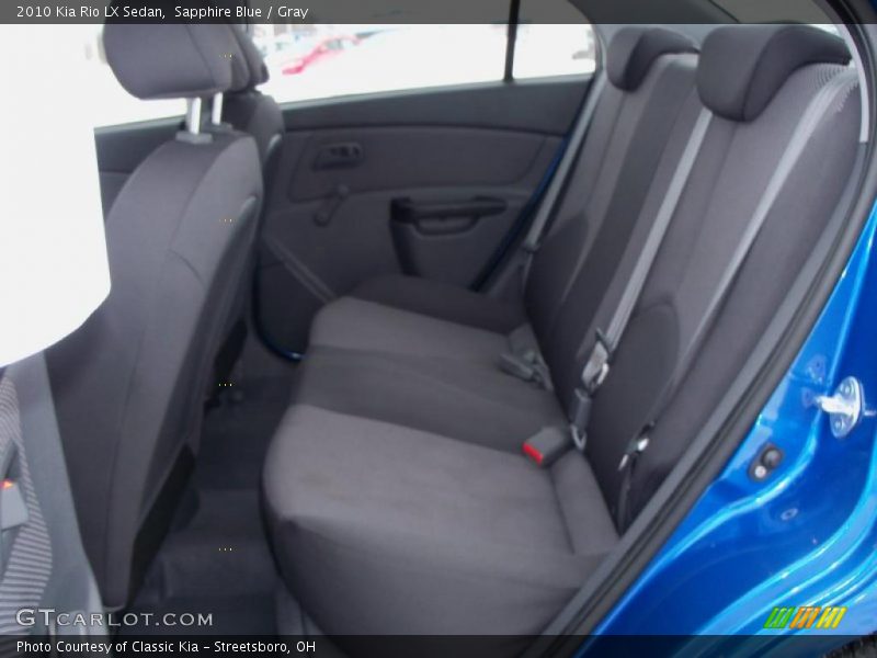 Sapphire Blue / Gray 2010 Kia Rio LX Sedan