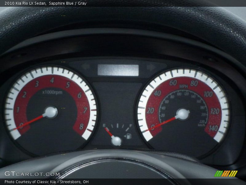  2010 Rio LX Sedan LX Sedan Gauges