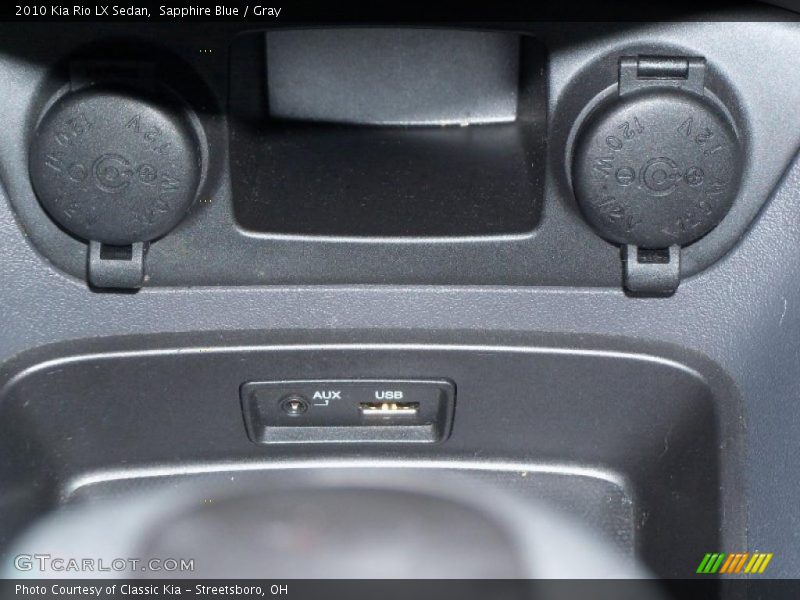 Sapphire Blue / Gray 2010 Kia Rio LX Sedan
