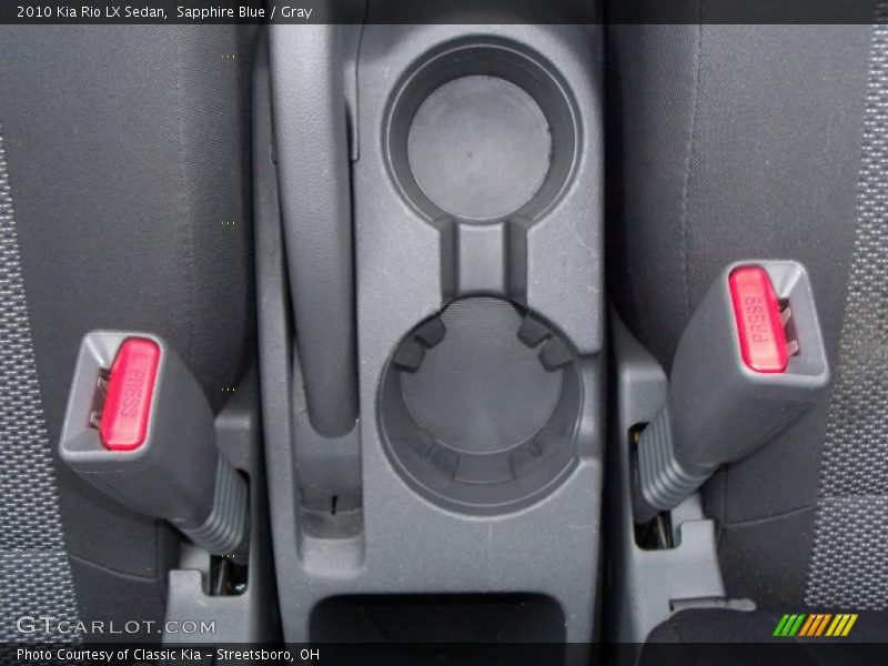 Sapphire Blue / Gray 2010 Kia Rio LX Sedan
