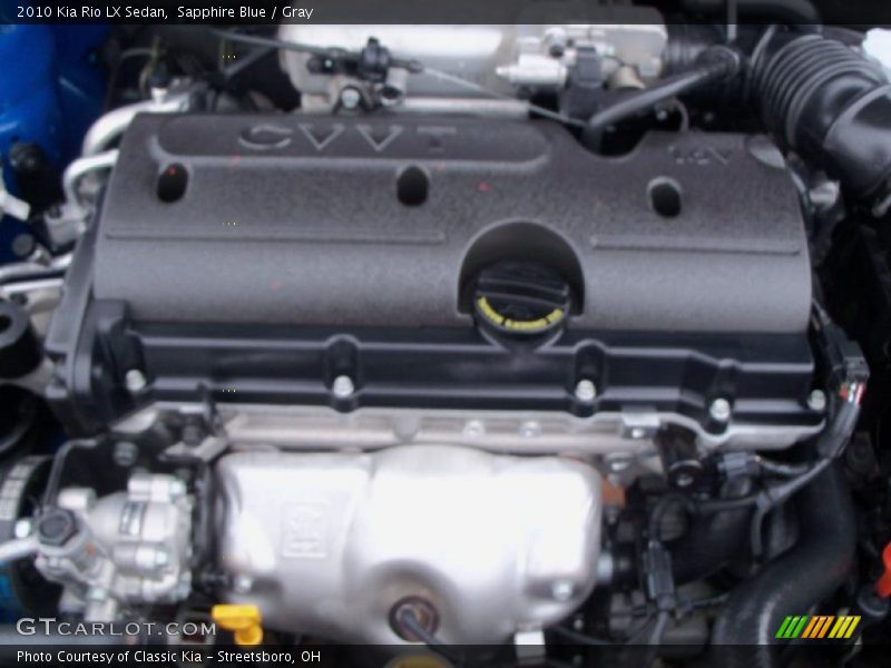 Sapphire Blue / Gray 2010 Kia Rio LX Sedan