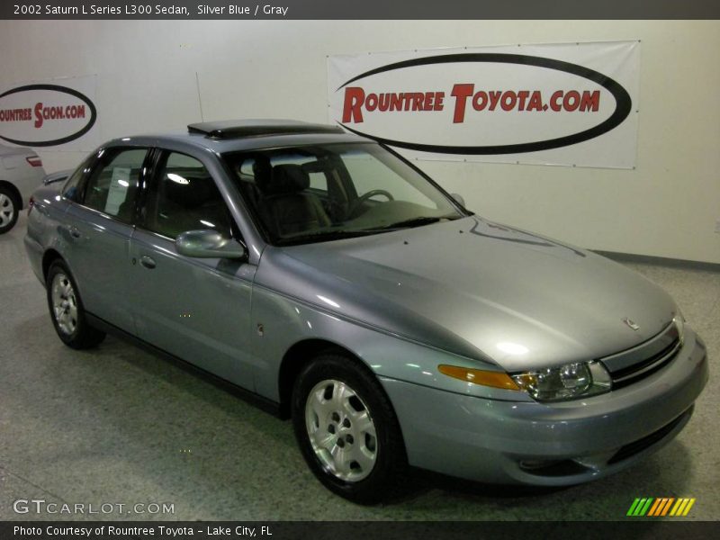 Silver Blue / Gray 2002 Saturn L Series L300 Sedan