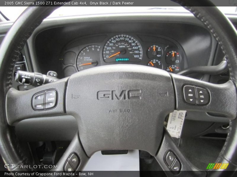 Onyx Black / Dark Pewter 2005 GMC Sierra 1500 Z71 Extended Cab 4x4