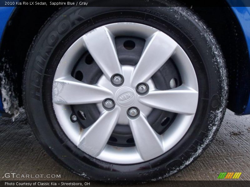 Sapphire Blue / Gray 2010 Kia Rio LX Sedan