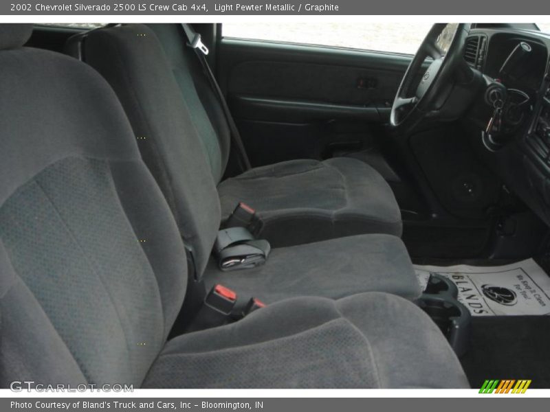 Light Pewter Metallic / Graphite 2002 Chevrolet Silverado 2500 LS Crew Cab 4x4