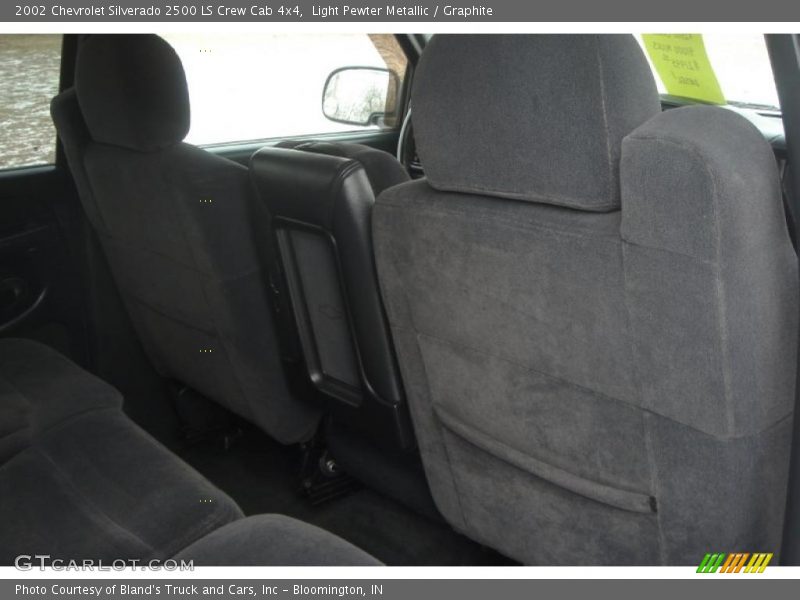 Light Pewter Metallic / Graphite 2002 Chevrolet Silverado 2500 LS Crew Cab 4x4