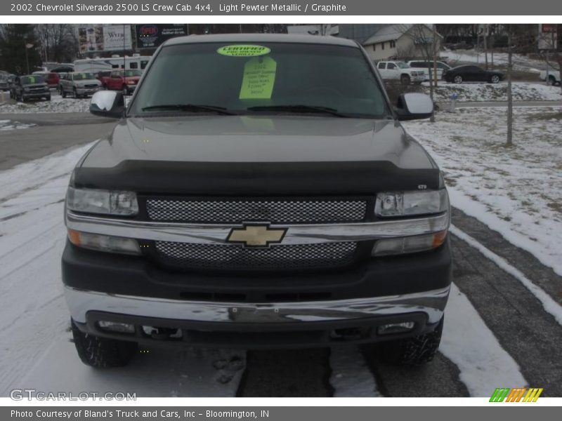 Light Pewter Metallic / Graphite 2002 Chevrolet Silverado 2500 LS Crew Cab 4x4