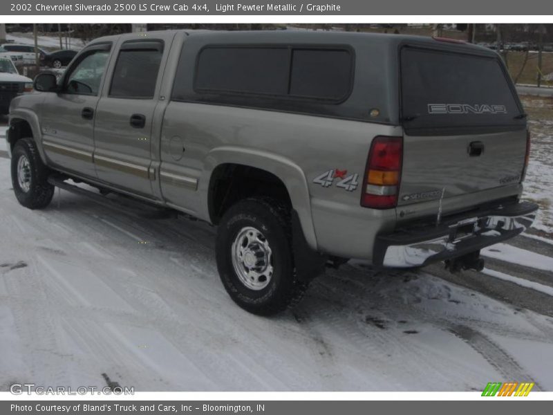Light Pewter Metallic / Graphite 2002 Chevrolet Silverado 2500 LS Crew Cab 4x4