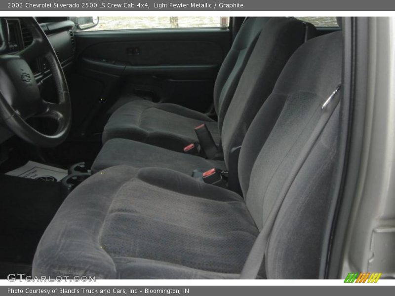Light Pewter Metallic / Graphite 2002 Chevrolet Silverado 2500 LS Crew Cab 4x4